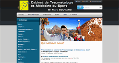 Desktop Screenshot of medecinesportpau.fr