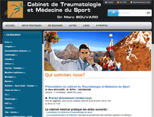 Tablet Screenshot of medecinesportpau.fr